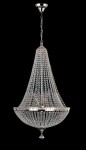 A tall basket crystal chandelier made of small strass stones