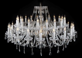 Larger chandelier with the same finish 2