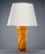 Orange Table Lamp (Amber glass)