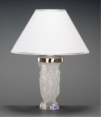 Artistic Table Lamp (Clear sanded glass)