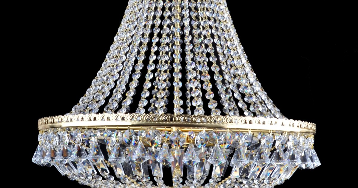 6 Bulbs Strass Basket Crystal, Replacement Chandelier Crystals Ukraine