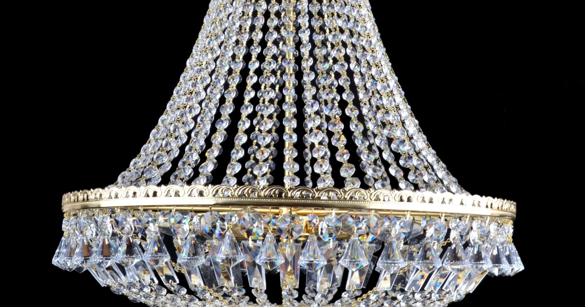 6 Bulbs Strass Basket Crystal Chandelier Cut Octagons Diamond Shaped Pendants Bohemian Glass 6 Bulbs Strass Basket Crystal, Replacement Chandelier Crystals Ukraine