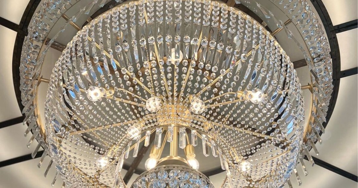 Refurbishment of an antique Art Deco central chandelier and other