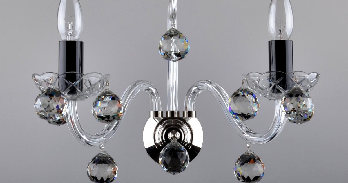Modern Black Wall Light Decorated With Crystal Bohemian Glass Modern Black Wall Light Decorated With, 2 Crystal Ball For Chandelier