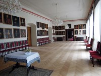 This Maria Theresa chandelier in the castle interior