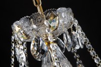12-arm chandelier - PK500 made of cut crystal with high enamel, view from the bottom part