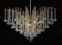 The shimmer of the reflected light from the cut crystal glass balls has an almost hypnotic effect