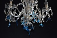 The lower part of the chandelier and the sea world