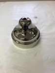 Part of the ceiling rose - polished plated brass