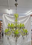 Photo of a uranium chandelier on a light background from a workshop