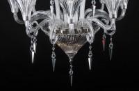 Bottom cut chandelier bowl with G9 bulbs