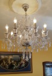 An example of a luxurious Baccarat chandelier in the interior
