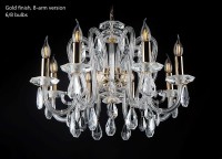 Gold version of the chandelier