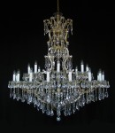 Maria Theresa Gold Large Crystal Chandelier