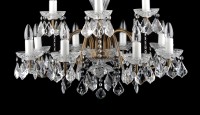 Lower part of the chandelier with French pendants