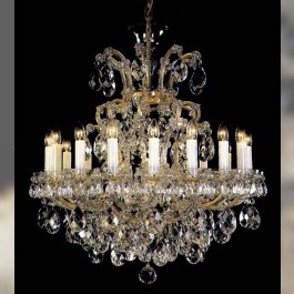 The massive Maria Theresa crystal chandelier for sale