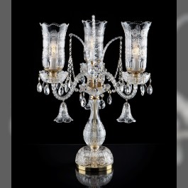 Cut crystal lamp 3-bulb PK500 Bohemia