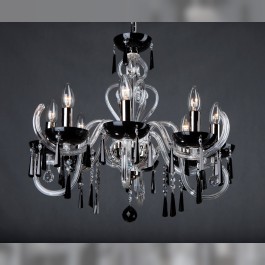 Chandelier for ceiling mounting in bedrooms or a modern interior.