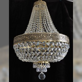 5-bulbs Basket crystal chandelier