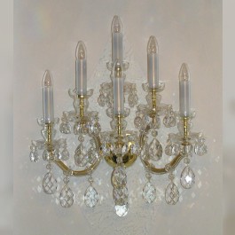 Luxury large Maria Theresa wall lamp 6 bulbs