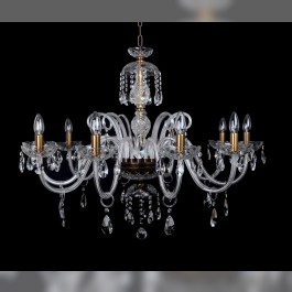 Crystal chandelier for mounting in the dining room