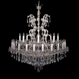 Original silver Theresian chandelier for a luxurious space