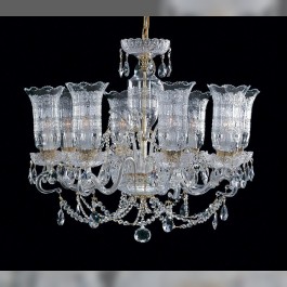 8-arm Czech crystal chandelier BOHEMIA CRYSTAL
