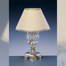 Table crystal lamp Gold Enamel