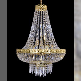 Larger crystal basket light