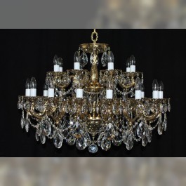 24 Arms Cast brass chandelier