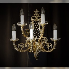 Large luxury wall light with five arms