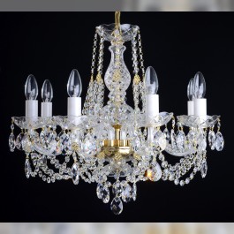 8 Arms crystal chandelier with Swarovski crystal almonds