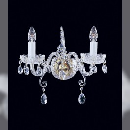 Crystal wall light from a Czech manufacturer.