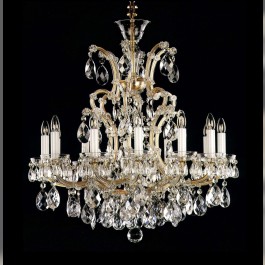 Royal Theresian crystal chandelier wit 13 lights