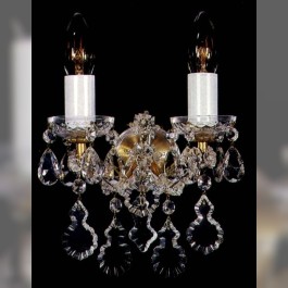 Decorative MT wall sconce two bulbs