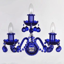 Sapphire blue wall light for the wall