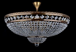 Large Swarovski basket chandelier