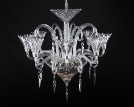 8 Light Chandelier Baccarat chandelier with vases