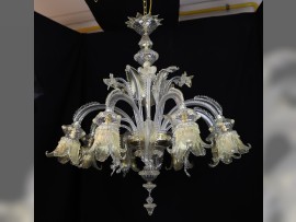 A period copy of a Murano chandelier