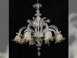 8-arm historical Murano chandelier