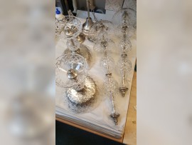 Surface treatment - matt silver brass "chrome-matt"