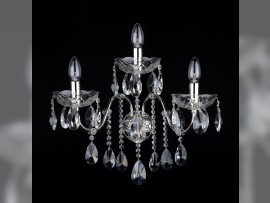 Wall light with crystal almonds forming a set with chandeliers,Code N-6460-3-NK