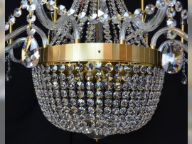Detail: Chandelier light patina, 24 bulbs (polaris)
