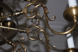 Detail of brass fish