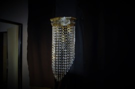 Ideal strass wall light on the stair wall
