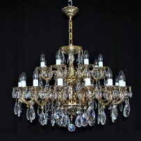 smaller cast gold chandelier 4