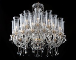 Larger chandelier with the same finish 1