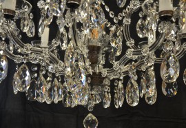 Dark brown Maria Theresa chandelier