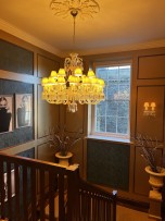 Baccarat chandeliers in the real interior of a luxury house - County of UK (1)
