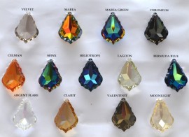 Sampler of crystal trimmings